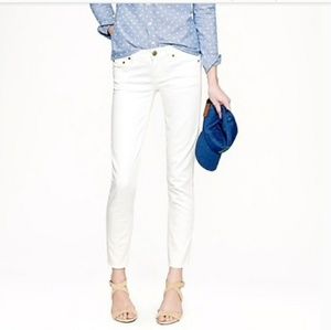 J.Crew sz 29 white toothpick ankle jean NWT
